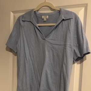 J. Crew Sky Blue Knit Top